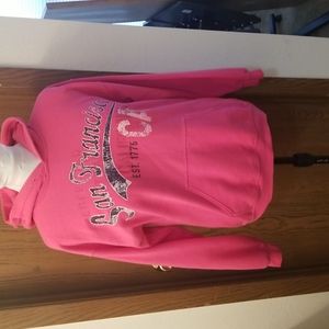 Pink hoodie